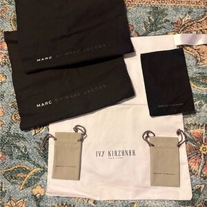 David Yurman & Marc by Marc Jacobs Dust Bag Bundle + Ivy Kirzhner Jewelry Pouch
